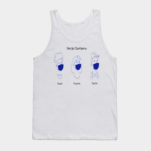 Social distance Tank Top